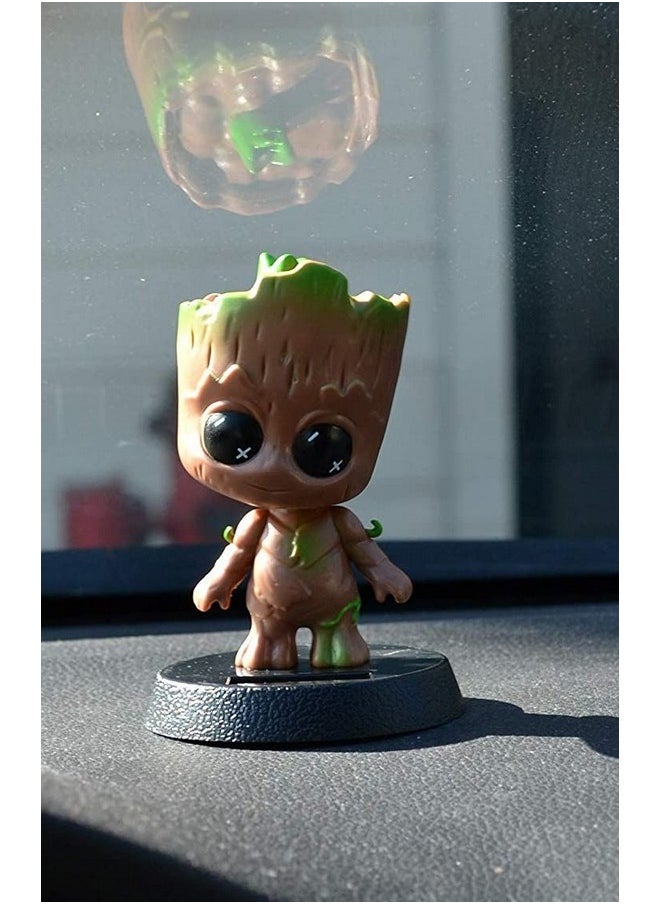 Trunkin - Trunkin Solar Groot Bobblehead Action Figure for Kids | PVC Bobble Head Super Hero - Image 1