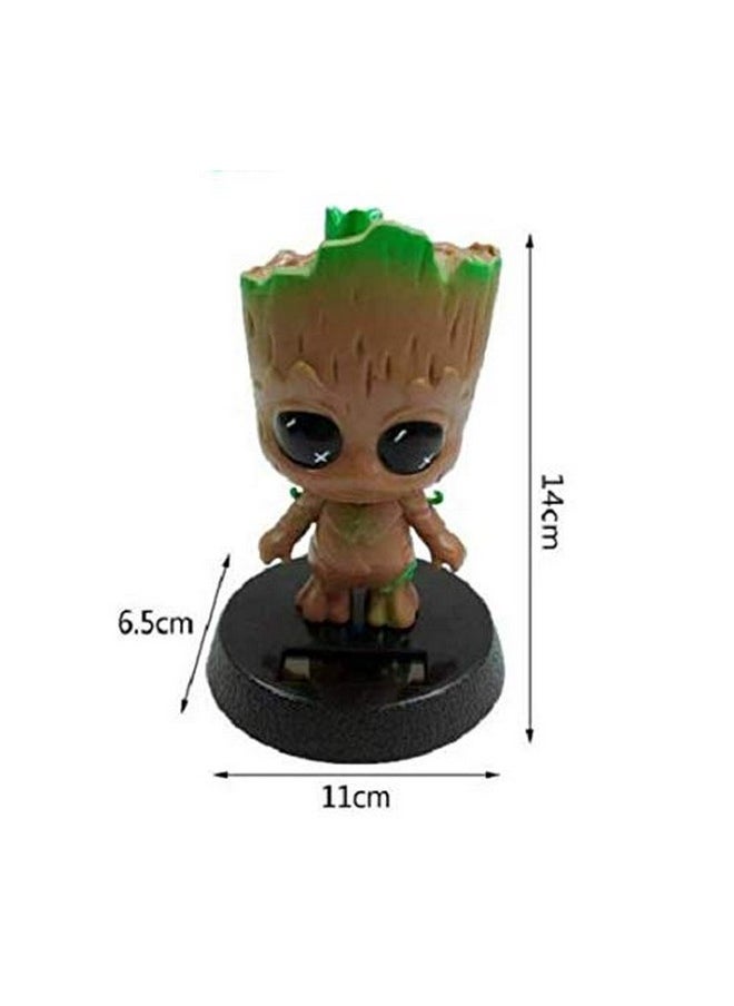 Trunkin - Trunkin Solar Groot Bobblehead Action Figure for Kids | PVC Bobble Head Super Hero - Image 1