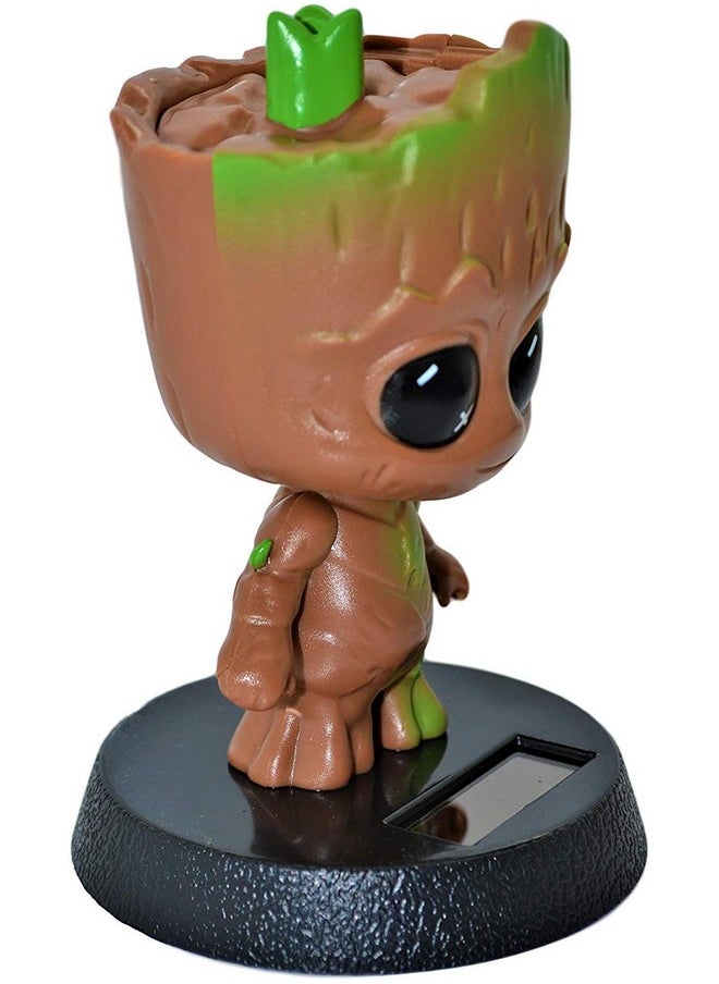 Trunkin - Trunkin Solar Groot Bobblehead Action Figure for Kids | PVC Bobble Head Super Hero - Image 1