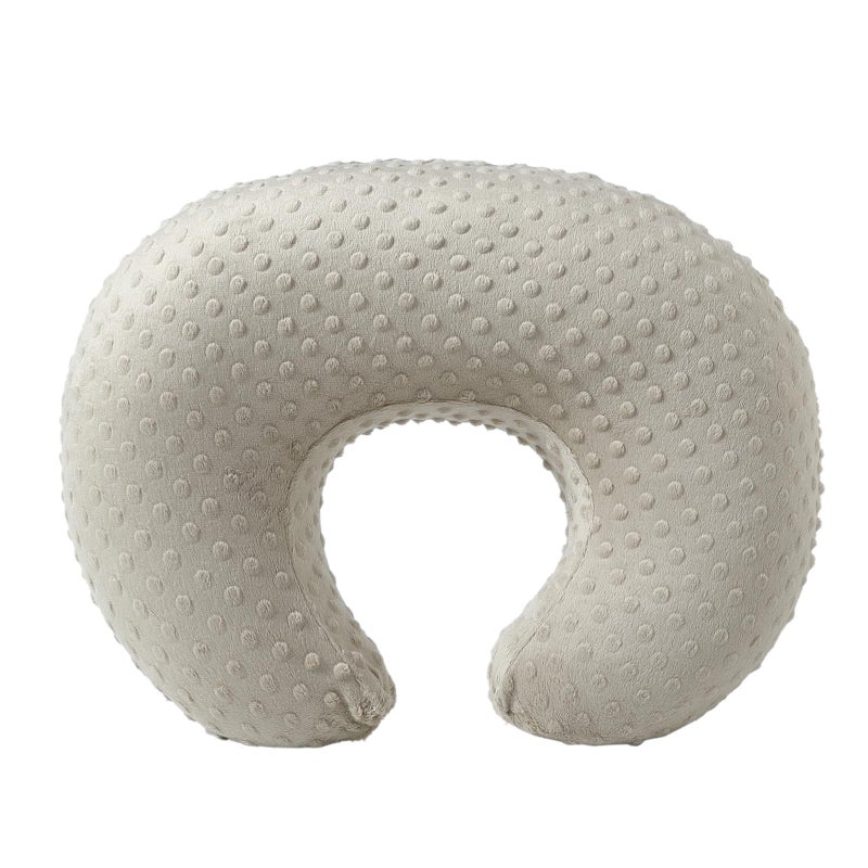 ESEN Nursing Pillow and Body Positioner for Breast Feeding and Bottle Feeding, Ultra Soft Baby Breastfeeding Pillows with Removable Nursing Pillow Cover for More Support for Mom and Baby (Brown) - Image 1