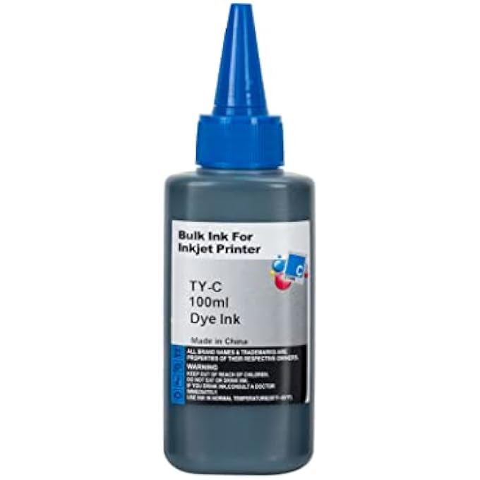 PRINTER INK REFILL DYE INK KIT FOR HP 60 61 63 62 64 65 902 932 933 934 935 950 951 952 564 670 REFILLABLE INK CARTRIDGE CISS SYSTEM ENVY 4500 4520 5643 OFFICEJET 6500A 6500 6000 (100ML 1SET 4 PCS) - Image 2