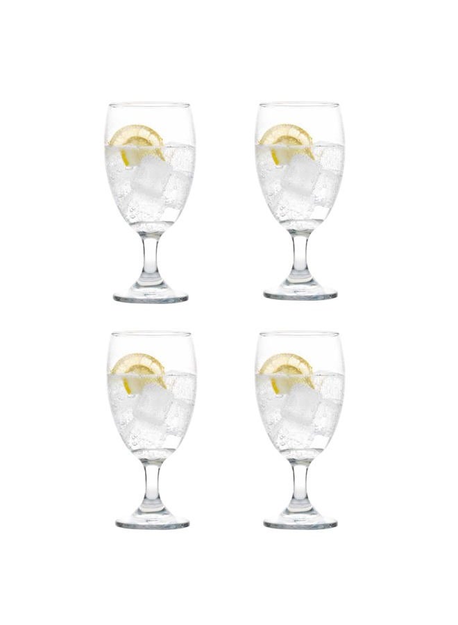 Cristar Lexington Water Goblets set of 4, 16.5oz Dishwasher Safe Glass Drinking Goblets For Iced Tea, Sangria, Dinner Glassware Set, Stemmed Water Glasses. - Image 1