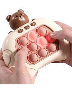 Generic Quick Push Game Controller Pop It Toys Handheld Game Fast Puzzle Game Machine Bubble Pushing Toy for Stress Relief for Adults and Kids  - Image 1