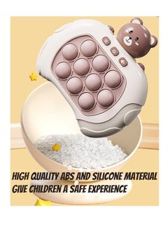 Generic Quick Push Game Controller Pop It Toys Handheld Game Fast Puzzle Game Machine Bubble Pushing Toy for Stress Relief for Adults and Kids  - Image 2