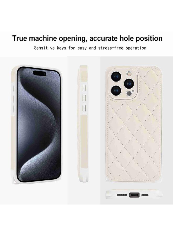 زبون جراب لهاتف iPhone 12 جراب هاتف بملمس معيني مع حبل مزدوج - Image 4