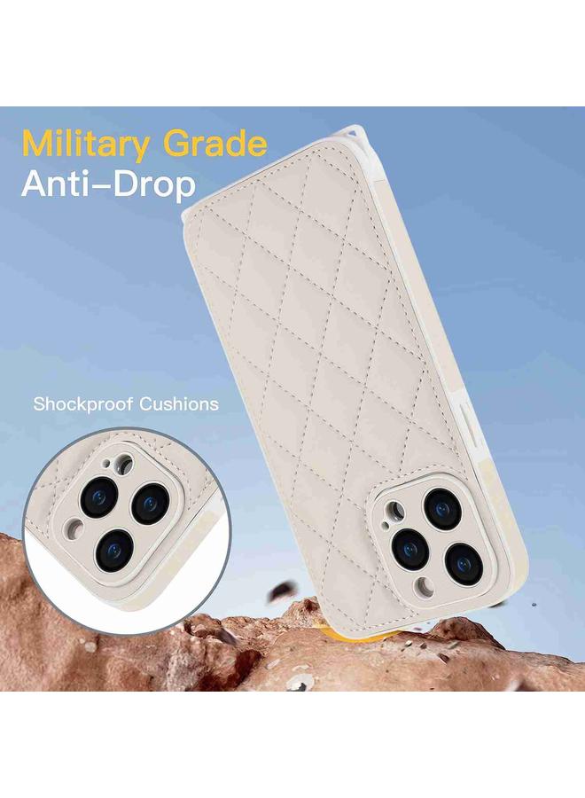 زبون جراب لهاتف iPhone 12 جراب هاتف بملمس معيني مع حبل مزدوج - Image 5