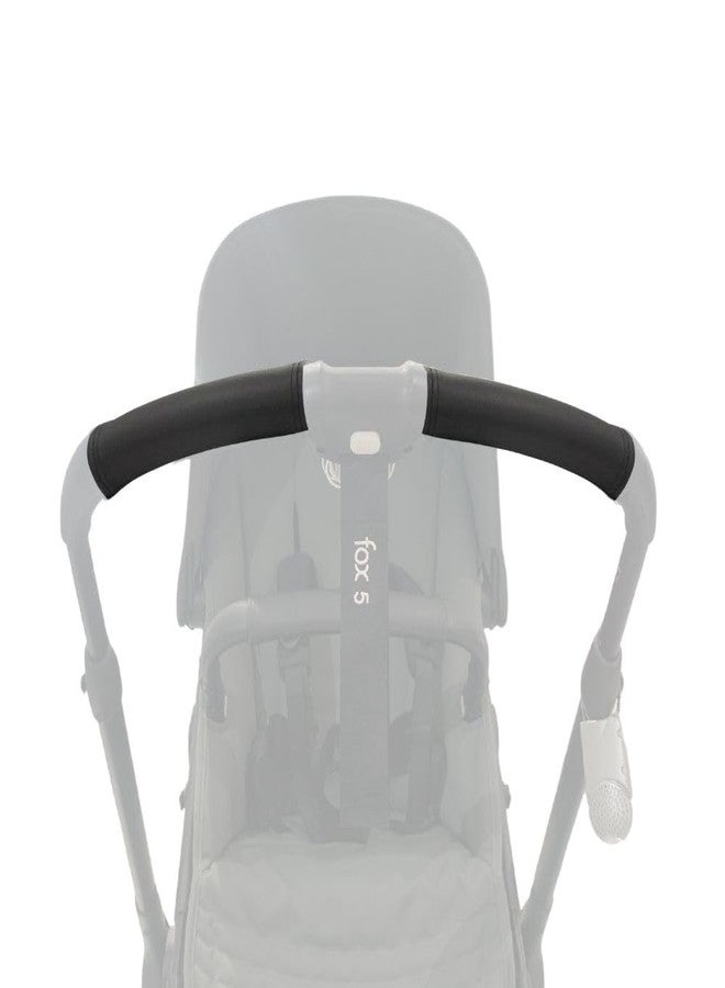 PROTEC TIF Faux Leather Handlebar Covers – Compatible with Bugaboo Fox 5 and Dragonfly – Fits Over Original Grip – Made in Spain - Image 1
