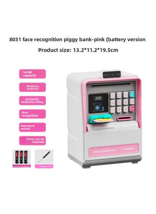 Children's Intelligent Simulation Face Recognition Password To Unlock The Piggy Bank Can Access The Automatic Cash Box Toy-Color:8031 Face Recognition Piggy Bank-pink (battery Version) - pzsku/ZB4F2B86A52F633D3BFBBZ/45/1745835229/f1b5caa0-6368-4773-9748-075e80486da4