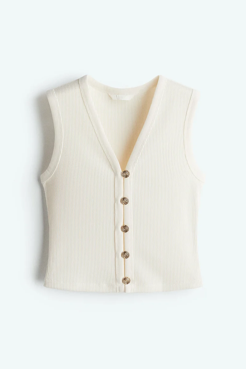 H&M Button-front sweater vest