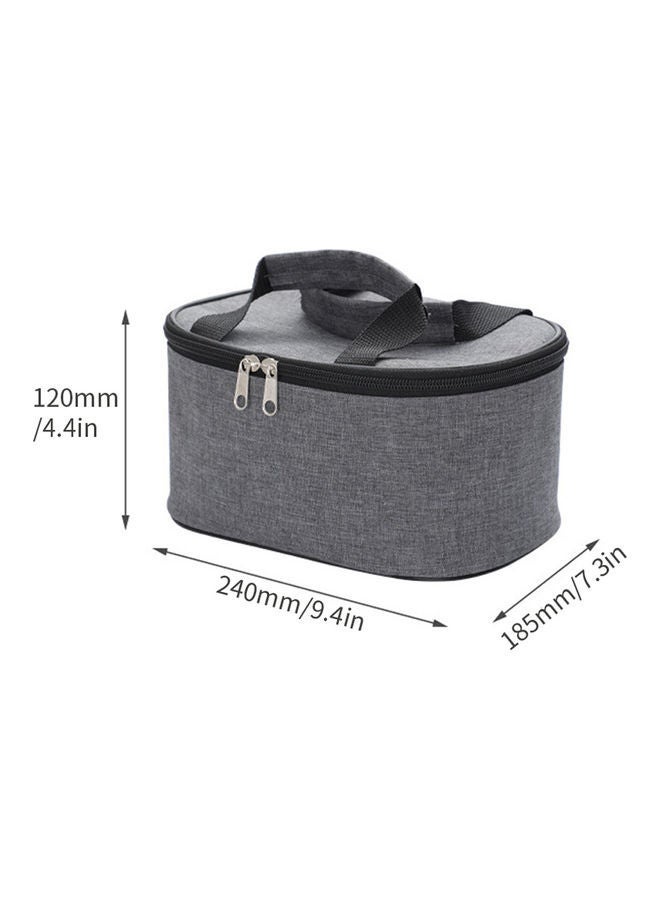 NIBEMINENT Aluminium Foil Lunch Bag Grey - Image 4