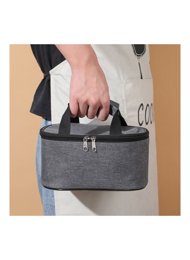 NIBEMINENT Aluminium Foil Lunch Bag Grey - Image 2