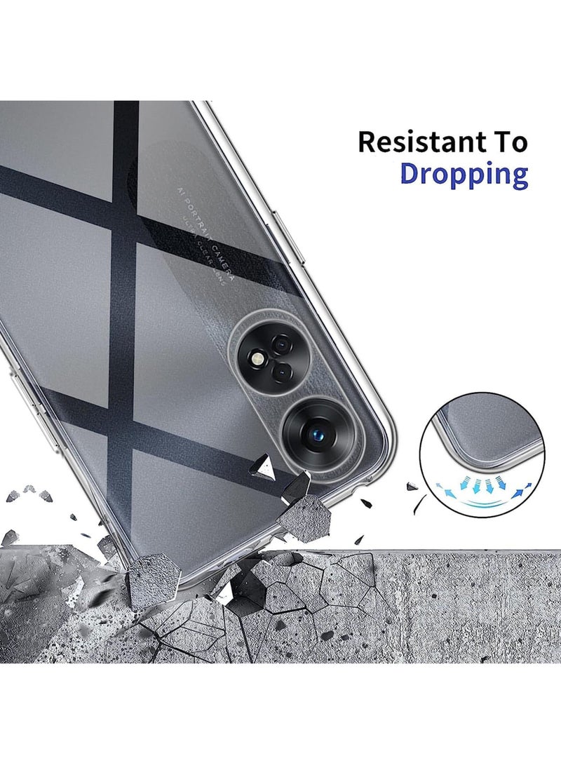 ولديك غطاء حماية لهاتف Oppo Reno8 T 5G - شفاف - Image 5