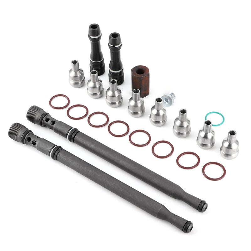High Pressure Oil Rail Repair Kit Updated Stand Pipe Dummy Plugs W302908 Fit for Ford E350/450 6.0L - Image 3