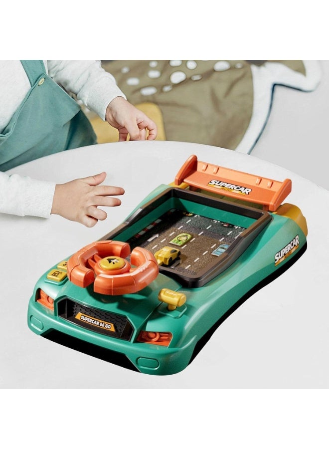 Steering Wheel Toy for Kids- Simulation Driving Car Toy Experience The Fun of Driving with Light & Mode Car Toys for Kids - Image 2