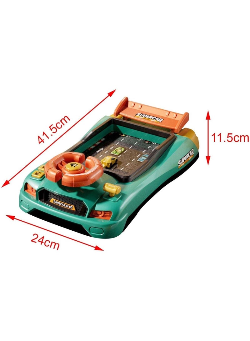 Steering Wheel Toy for Kids- Simulation Driving Car Toy Experience The Fun of Driving with Light & Mode Car Toys for Kids - Image 3