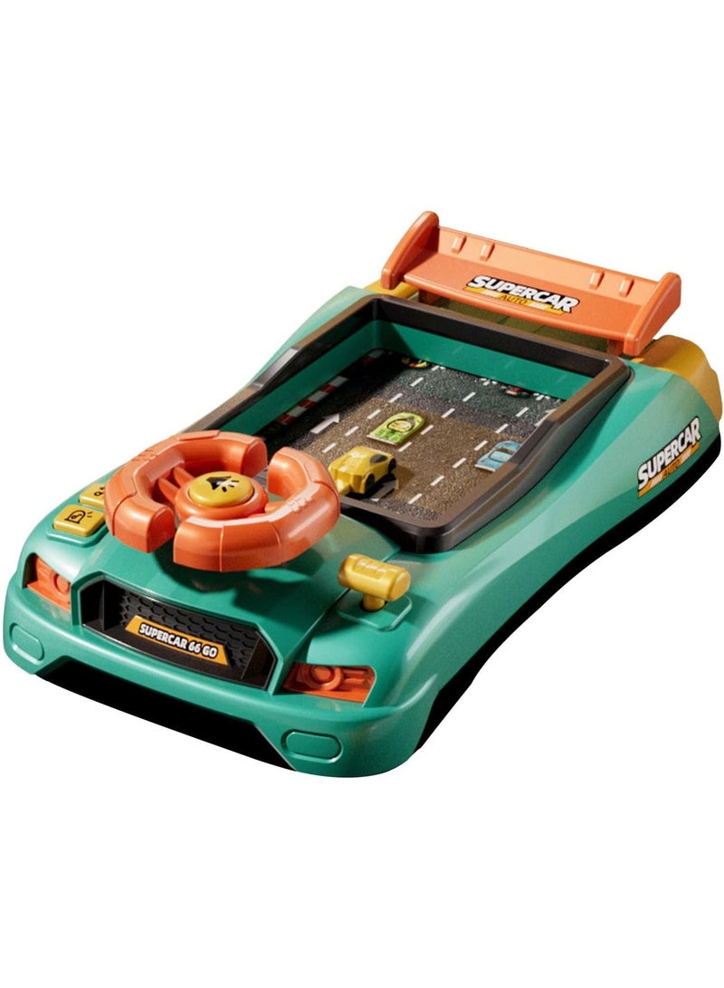 Steering Wheel Toy for Kids- Simulation Driving Car Toy Experience The Fun of Driving with Light & Mode Car Toys for Kids - Image 1