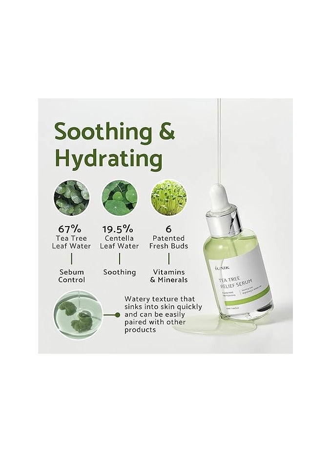 Iunik Tea Tree Relief Serum 50 ml, White - Image 2
