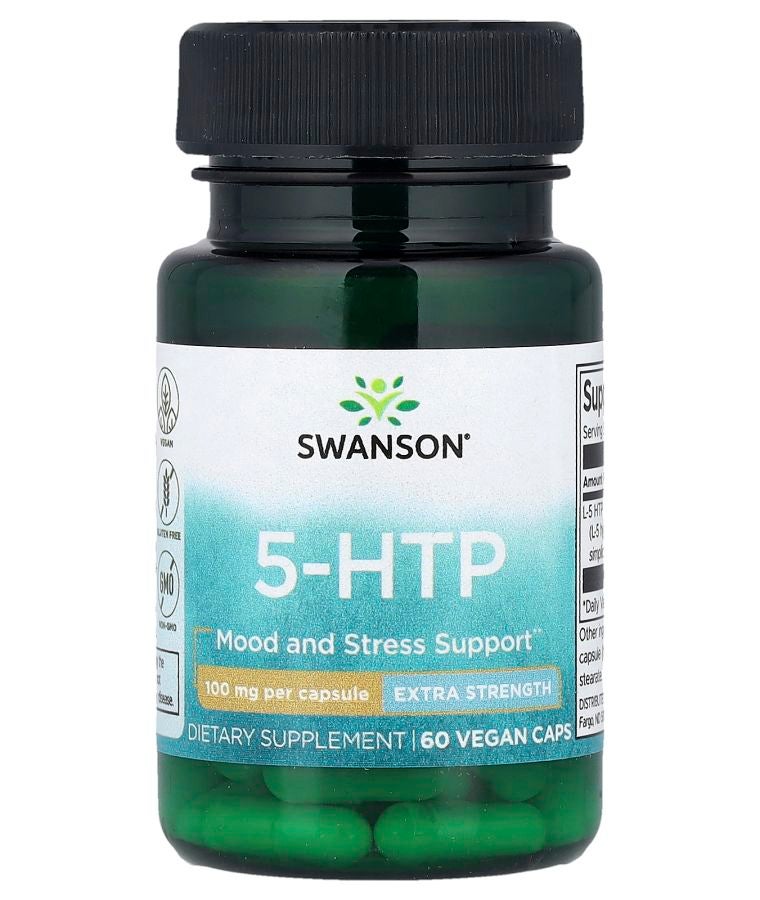 SWANSON 5-HTP 100 mg 60 Vegan Caps