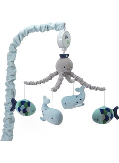 Lambs & Ivy Lambs & Ivy Oceania Musical Nursery Crib Mobile - Ocean, Whale, Underwater Theme  - Image 1