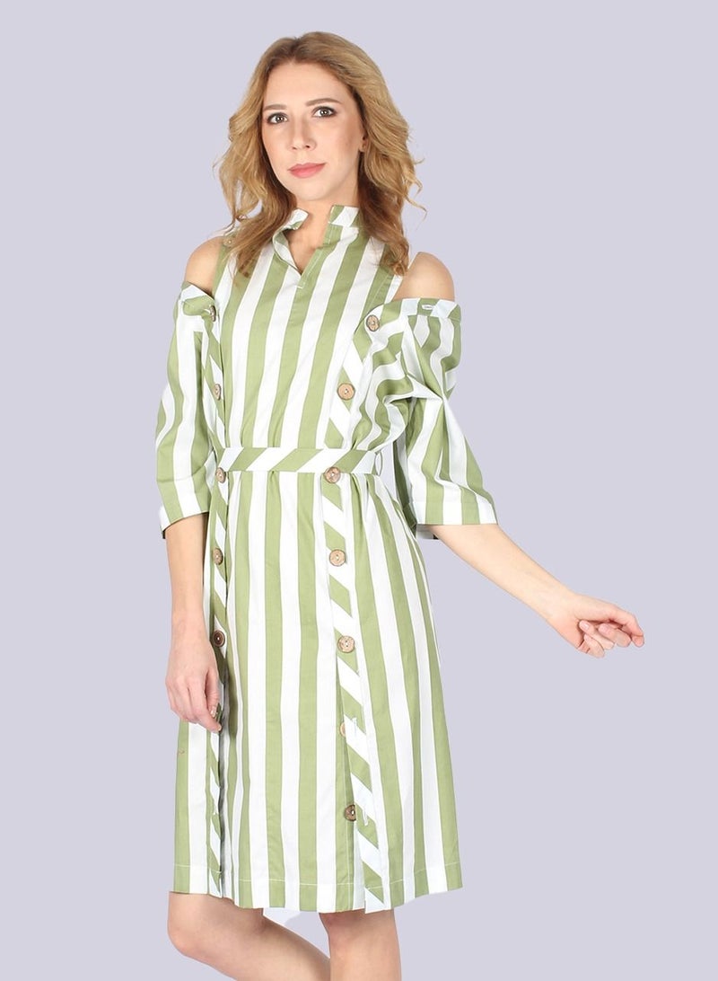 NIVA FASHION HOUSE Madison Avenue - Formal Midi Dress  - Image 5