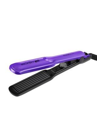 Crimp And Style Hair Crimper, Wide Ceramic Textured Plate, Instant Heat Up, Multiple Temprature Setting, Black & Purple - pzsku/ZB4F315D7338F4798671CZ/45/_/1735567295/54908344-ad10-4f97-a2b7-405e37f24aa5