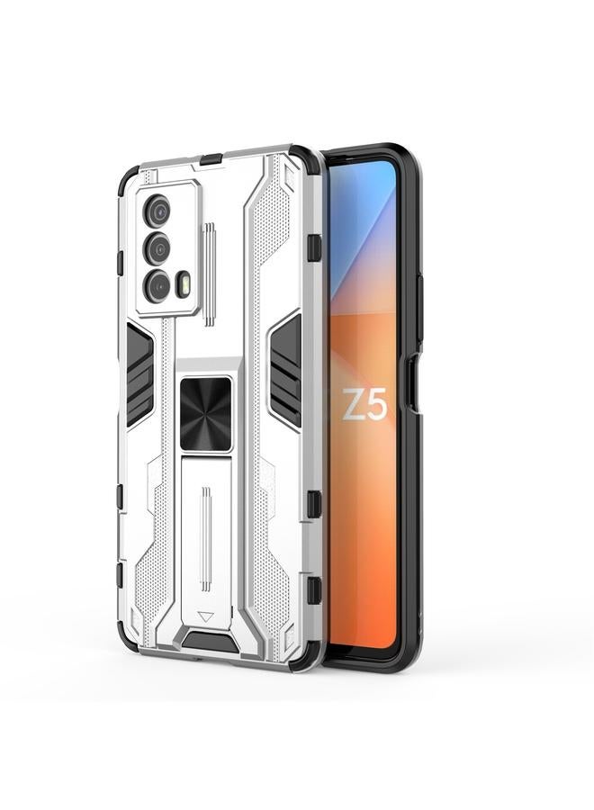 The Bros Case For vivo iQOO Z5 5G Supersonic PC + TPU Shock-proof Phone Case with Holder