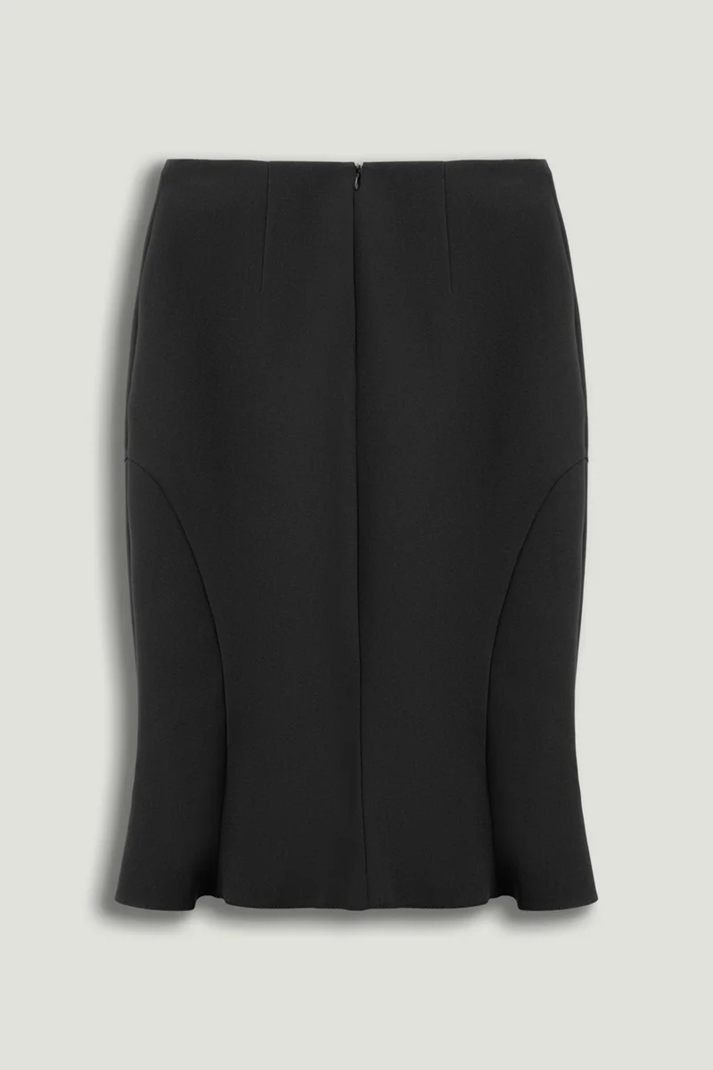 Nocturne  Flounced Hem Fishtail Midi Skirt for Women | Best Price UAE