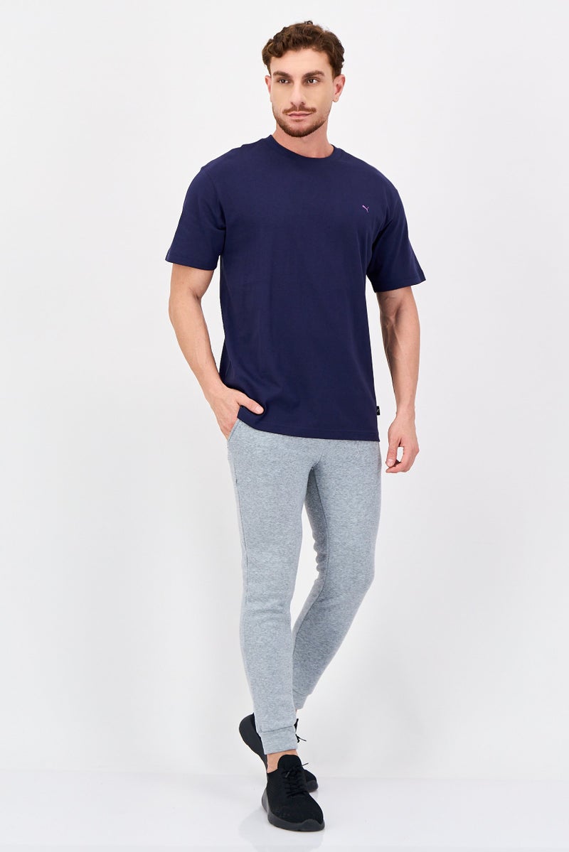 PUMA Men Sportswear Fit Short Sleeve Outdoor T-Shirt, Navy - Image 4