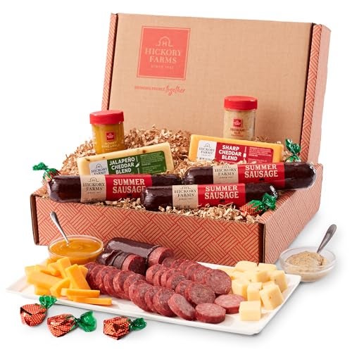 Hickory Farms Savory & Sweet Farmhouse Meat and Cheese Gift Basket (Small) - Box Set | Charcuterie Board Food | Summer Sausage | Father's Day | Mother's Day | Easter | Christmas | Holiday | Housewarming | Gourmet | Sympathy | Care Package - Image 2