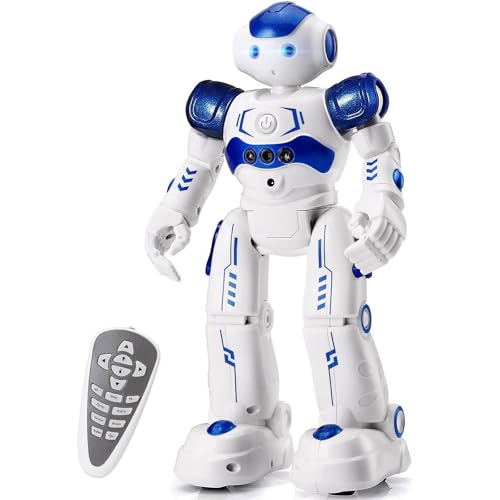 KingsDragon RC Robot Toys for Kids Gesture  Sensing Programmable Remote Control Smart Robot for Age 3 4 5 6 7 8 Year Old Boys Girls Birthday Gift Present - Image 1