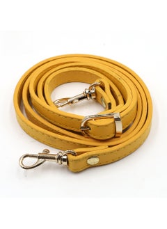 Arabest Ladies Crossbody Bag Strap with DIY Removable Handle Yellow (gold buckle) 