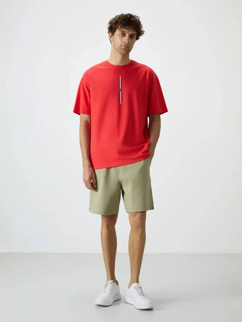 TOMMYLIFE TOMMY Men's Cotton-polyester Sweat Shorts