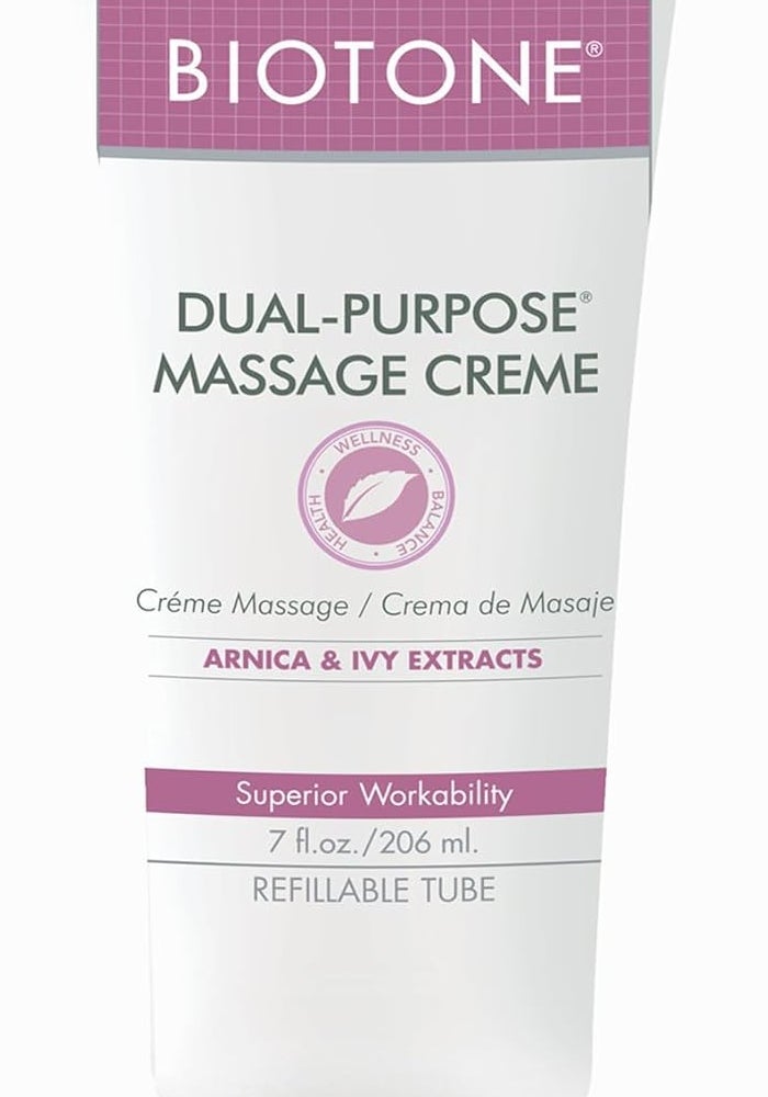 BIOTONE Dual-Purpose Massage Crème with Arnica and Ivy Extracts - 7 Fl Oz - Image 1