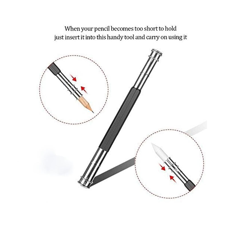 Kimee 29 Pieces Professional Sketching & Drawing Art Tool Kit with Graphite Pencils, Charcoal Pencils, Paper Erasable Pen, Craft Cutter (MARKING PEN PACK OF 29) - Image 4
