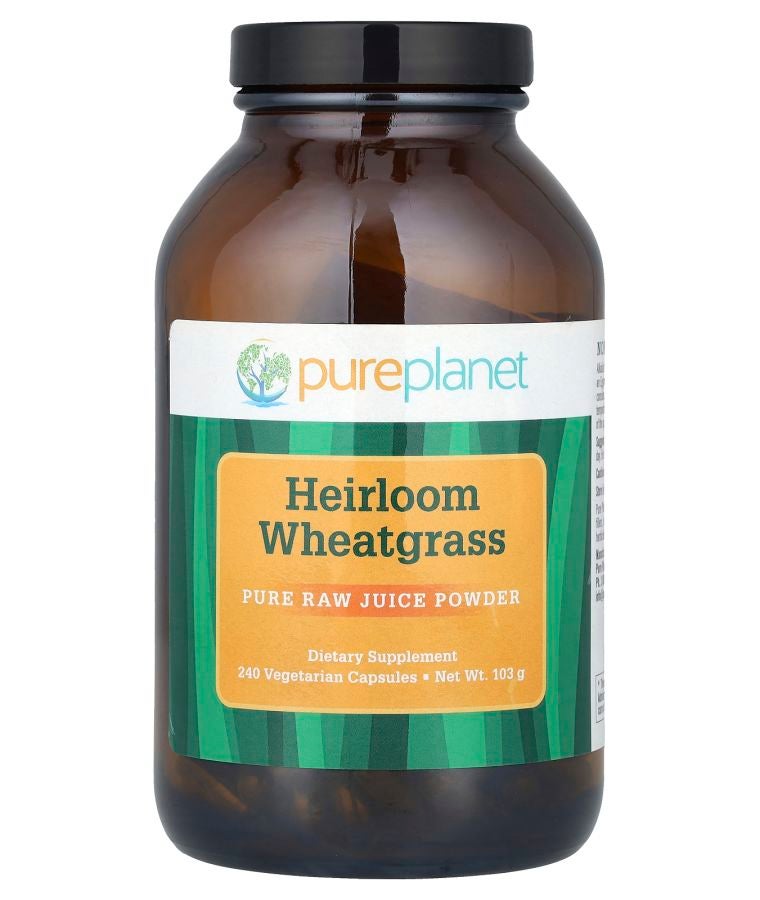 Heirloom Wheatgrass 240 Vegetarian Capsules