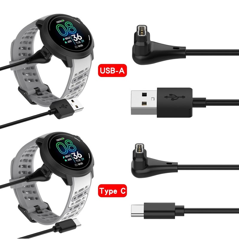 Smartwatch Charging Cord Line with Attachment for PACE USB Charging Wire Power Adapter Secure Connection Efficient Power - Image 2
