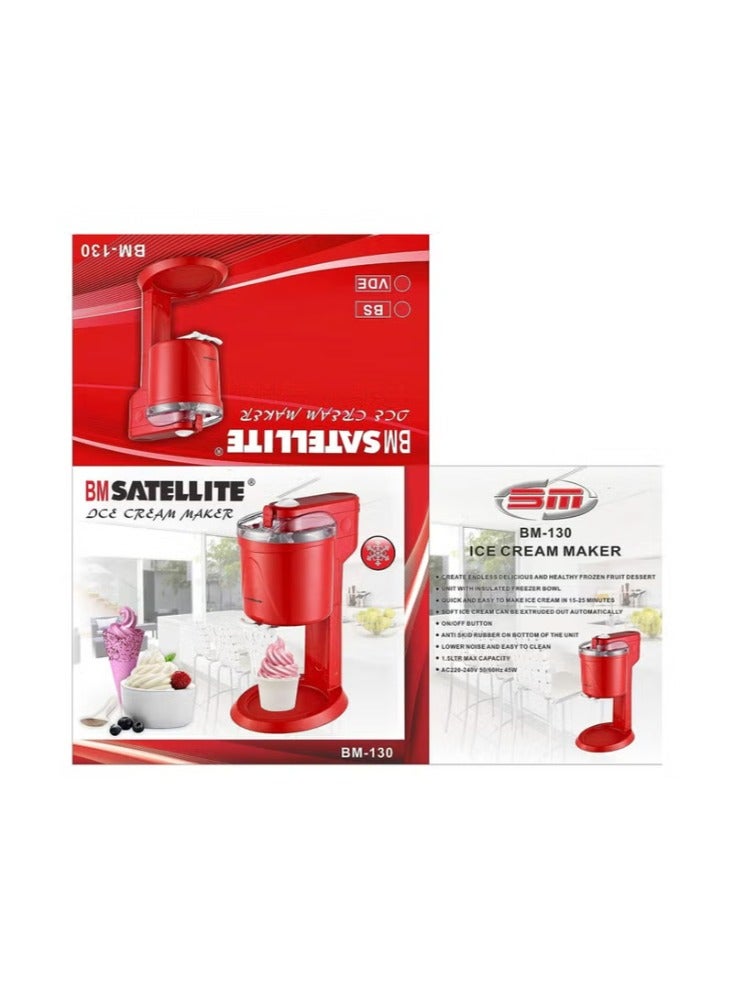 دريمزون صانع الآيس كريم homeade آلة الآيس كريم الصغيرة الناعمة لتقديم الآيس كريم - Image 2