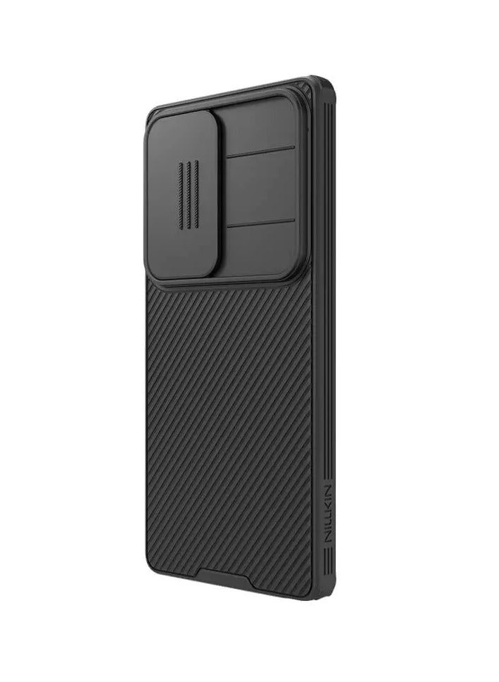 Nillkin CamShield Pro Case for Samsung Galaxy S25 Ultra – Slide Camera Cover, Durable PC+TPU Material, All-Around Protection (Black) - Image 4