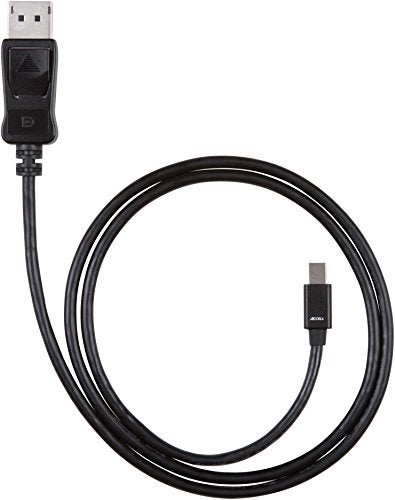 Accell B143B-003B Mdp to DP 1.2 - VESA-Certified Mini DisplayPort to DisplayPort 1.2 Cable - 3 Feet (Black), Hbr2, 4K UHD @60Hz, 1920X1080@240Hz, 3.3 Feet (1 Meter)(Pack of 1) - Image 2