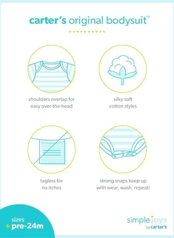 Baby Bodysuit Romper Suit Long Sleeve (Pack of 5) - Image 2