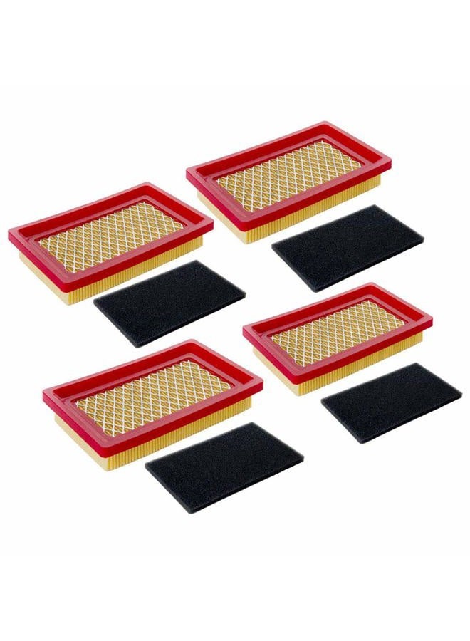 HOODELL 4 Pack 951-10298 Air Filter + Pre Cleaner for MTD Cub Cadet SC100 951-14632 Kohler 14 083 01-S Push Lawn Mower and More - Image 1