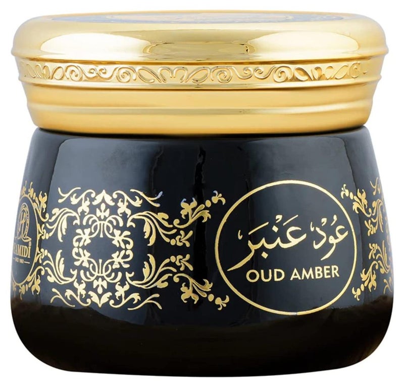 Hamidi Amber Muattar 100% Pure Oriental Oud Bakhoor 40 Grams Long Lasting Smoke-Free Aroma Refreshing Beauty of Nature - Image 1