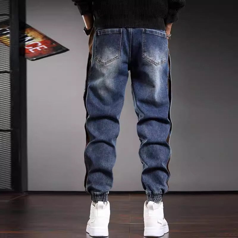Unisex Classic Denim Jeans Loose Fit Daily Outdoor Wear - Image 5