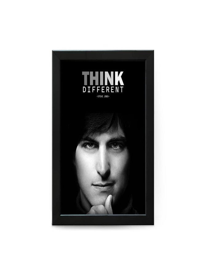 SWASUM Steve Jobs Motivational and Inspirational Quote Poster with Frame, (WF-24) Wall Décor (13.5X10.5, INCH), Framed, Pack of 01 - Image 1