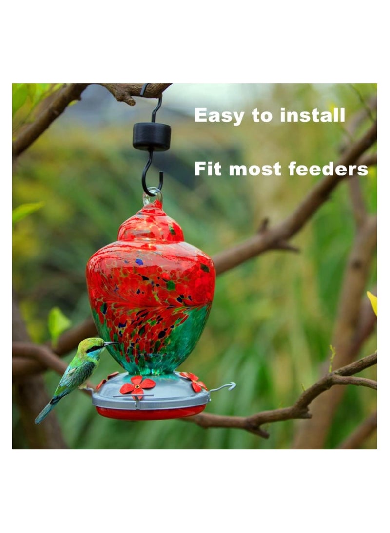 SOLARAE Hummingbird Feeders Base Set, Outdoors Patio Feeder Accessories Includes Feeder Base, 1 Pcs Replacement Seal Rings, 2 PCS Moat Hook and 2 Pcs Brushes - Image 3