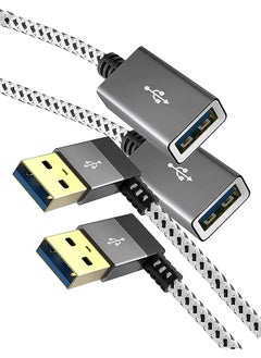 USB 3.0 Extension Cable, CableCreation 2-Pack Left Angle USB 3.0 Male to Male Extender Cord, 90 Degree USB 3.0 Adapter, Space Gray Aluminum - pzsku/ZB4F50C004FFAFE46EF4BZ/45/_/1691378861/a521b953-2224-4342-9484-8c46454c4147