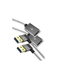 USB 3.0 Extension Cable, CableCreation 2-Pack Left Angle USB 3.0 Male to Male Extender Cord, 90 Degree USB 3.0 Adapter, Space Gray Aluminum - pzsku/ZB4F50C004FFAFE46EF4BZ/45/_/1691378863/a4f0c92b-9653-40de-b717-06866f972a4b