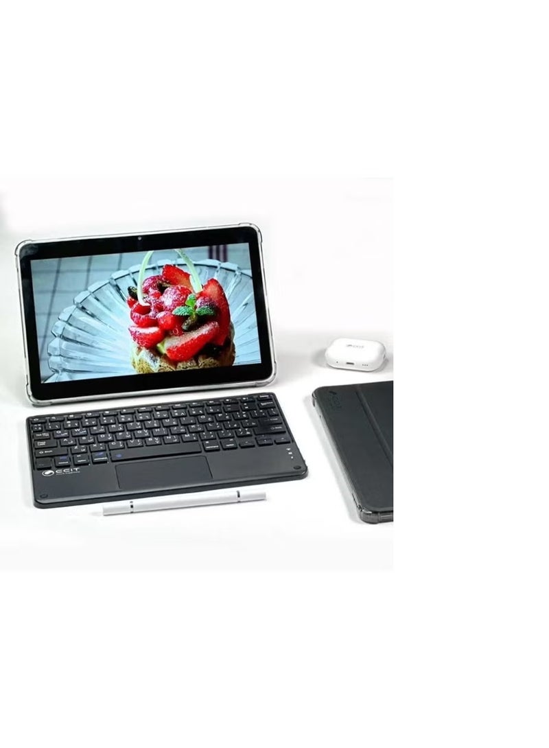 CCIT Tab 17 Pro – 10.1" IPS Tablet with Dual SIM, Stylus, Bluetooth Accessories & Keyboard Case - Image 1