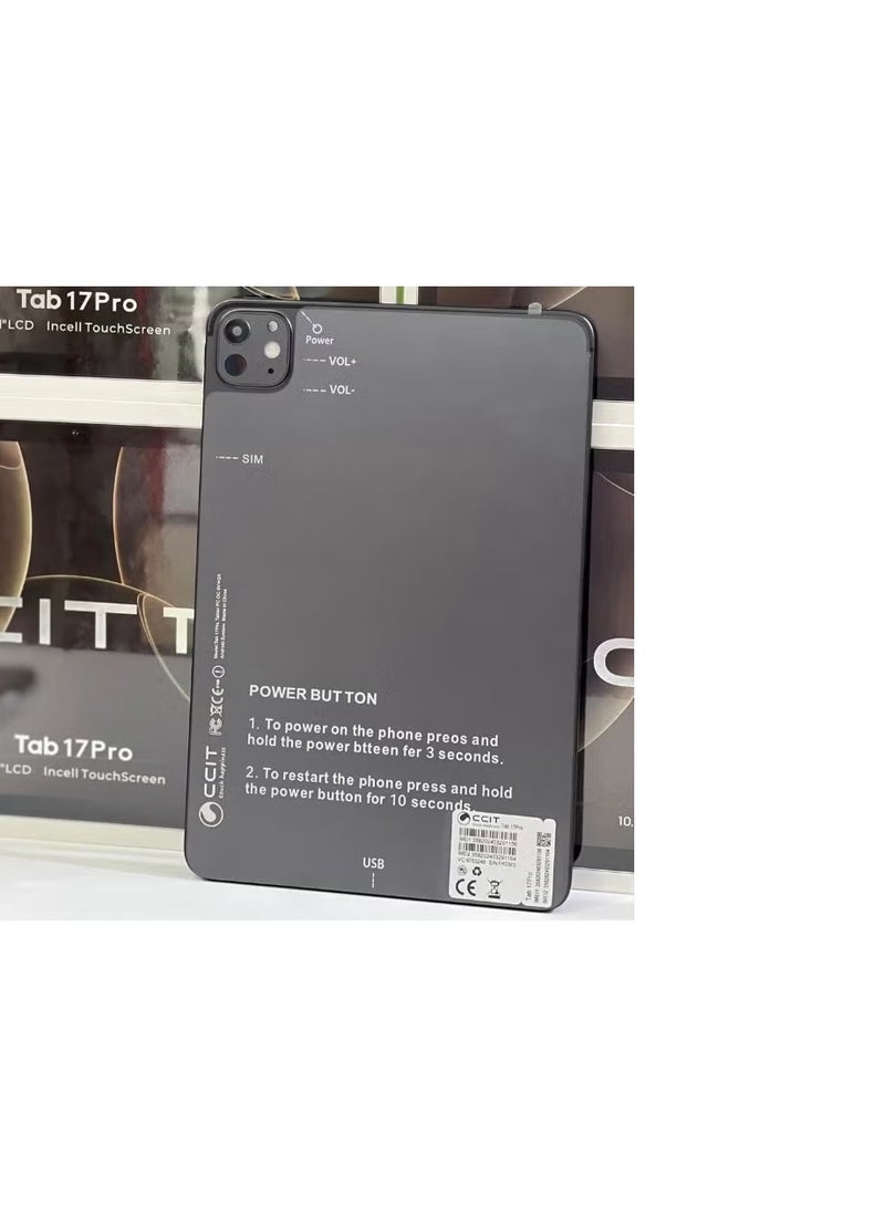 CCIT Tab 17 Pro – 10.1" IPS Tablet with Dual SIM, Stylus, Bluetooth Accessories & Keyboard Case - Image 3