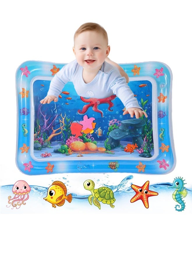 Infant Water Play Mat Safe And Harmless Inflatable Activity Center Spray Water Pad Promoting Baby Motor And Sensory Development  - Image 1